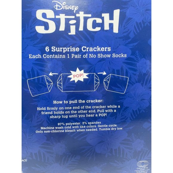 New Disney Lilo and Stitch Party Crackers Women’s Various Socks Bundle Size 4-10 - Picture 3 of 9